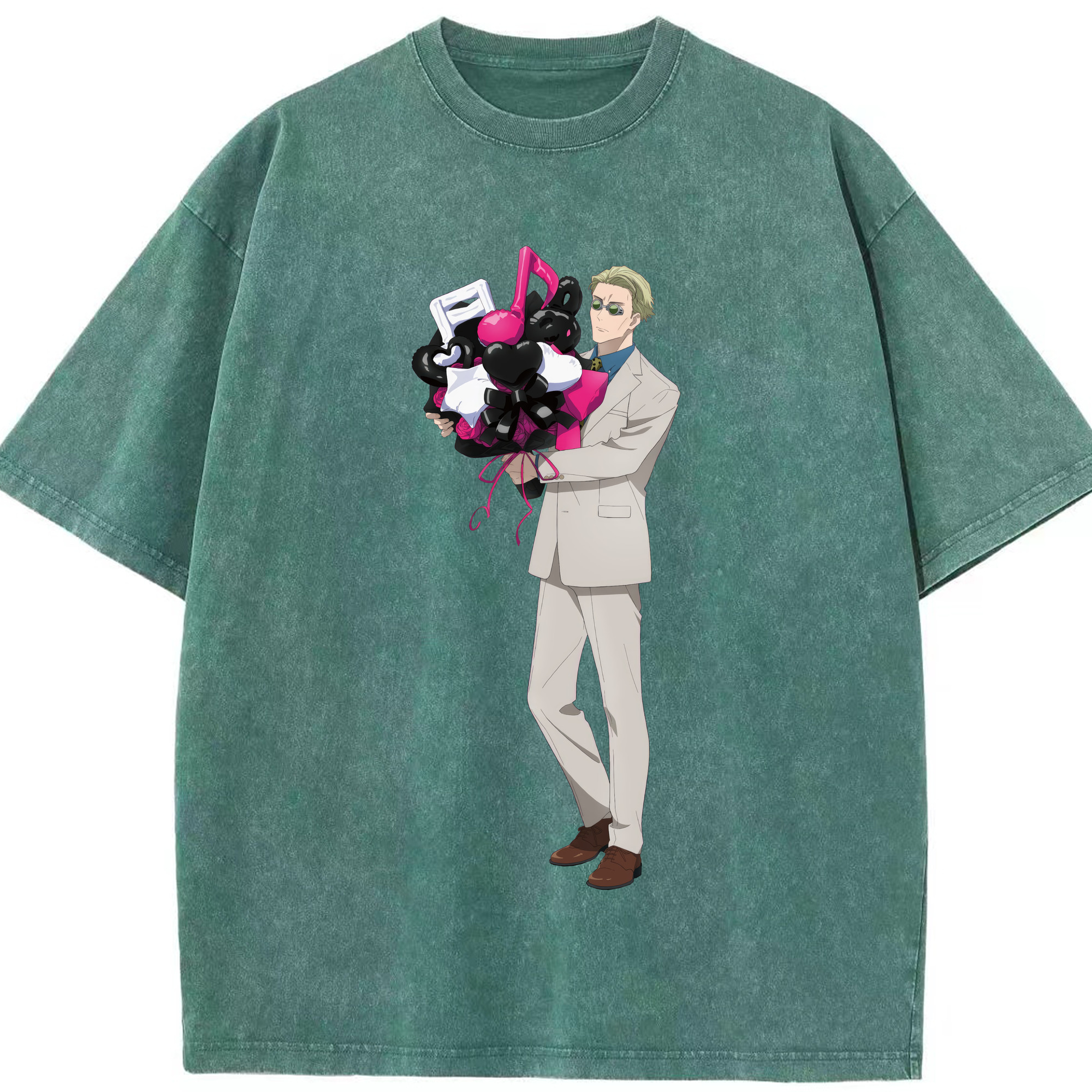 （画像用） 呪術廻戦 Jujutsu Kaisen 綿100% ヴィンテージ風 半袖Tシャツ（フロントプリント）